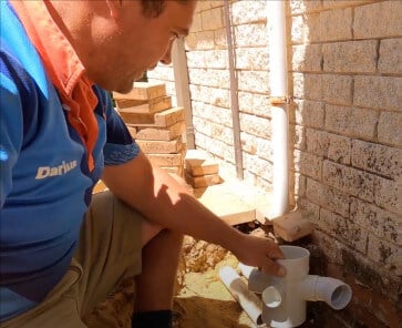 Laundry Drain Gully Repair